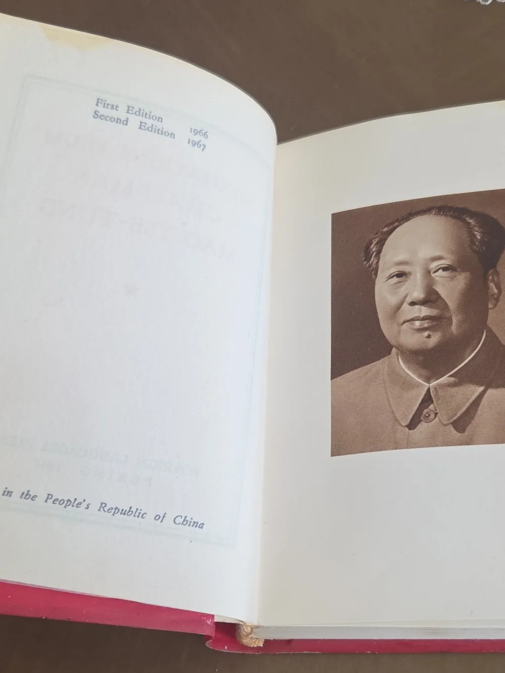 Quotations from Chairman Mao TSE-YUNG original 1967